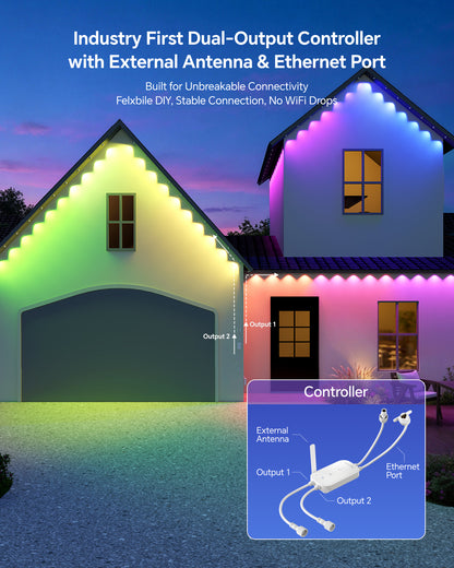 [Gen 2] ASAHOM Permanent Outdoor Lights Pro S1080