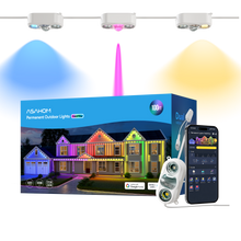 ASAHOM Permanent Outdoor Lights S1090 CrestPillar