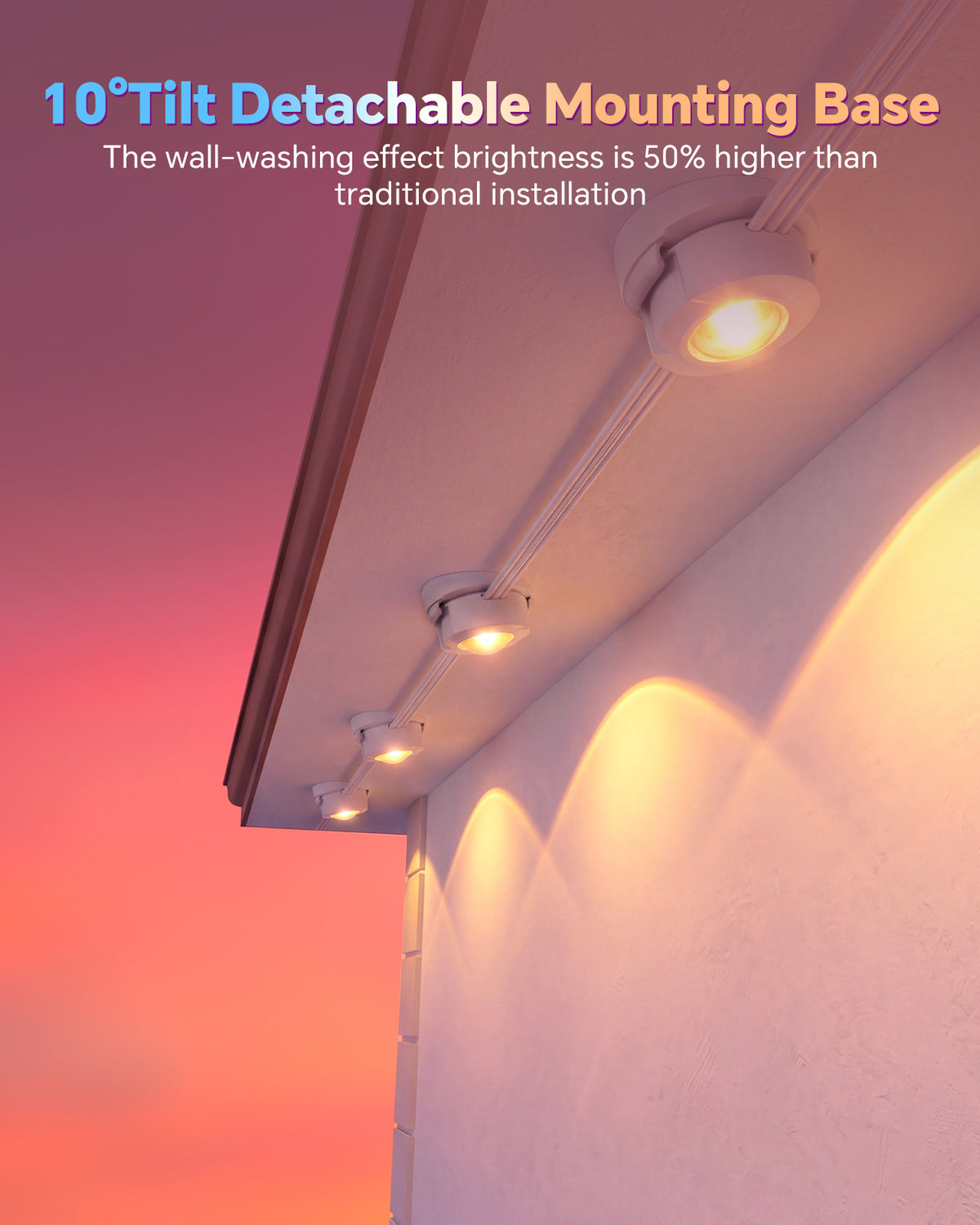 [Gen 2] ASAHOM Permanent Outdoor Lights Basic S1070