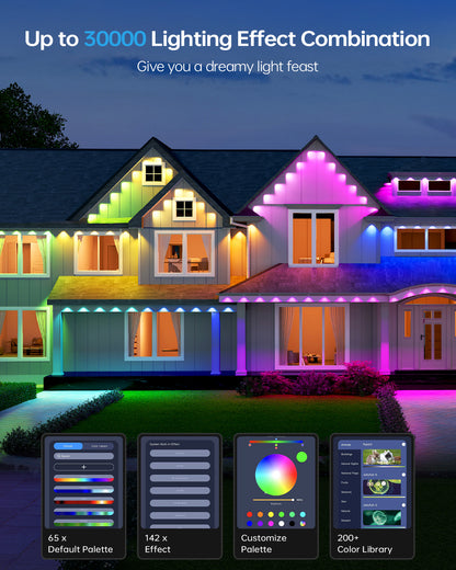 ASAHOM Permanent Outdoor Lights Pro S1080