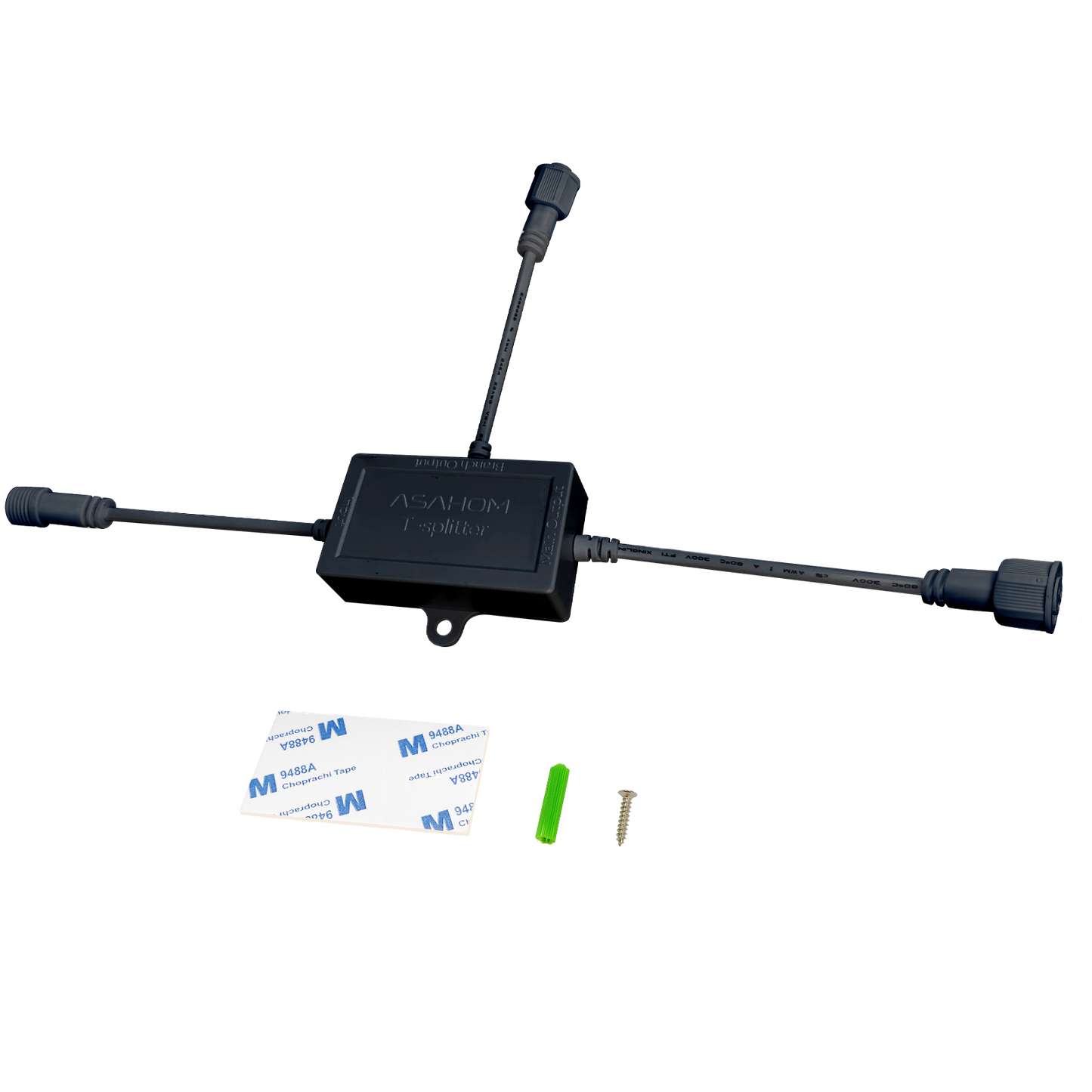 ASAHOM T-Splitter for Permanent Outdoor Lights S1050/S1060/S1070/S1080/S1090/Govee/Eufy