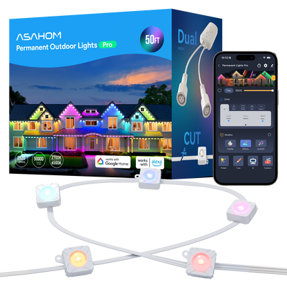 ASAHOM Permanent Outdoor Lights Pro S1080