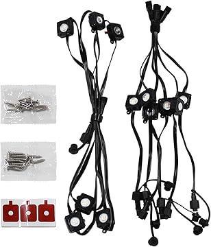 ASAHOM Extension Light String Kit 16.4ft(12 LEDs) for S1080
