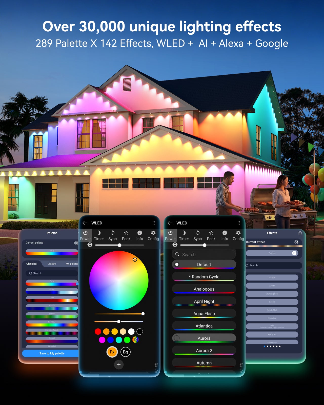 [Gen 2] ASAHOM Permanent Outdoor Lights Pro S1080
