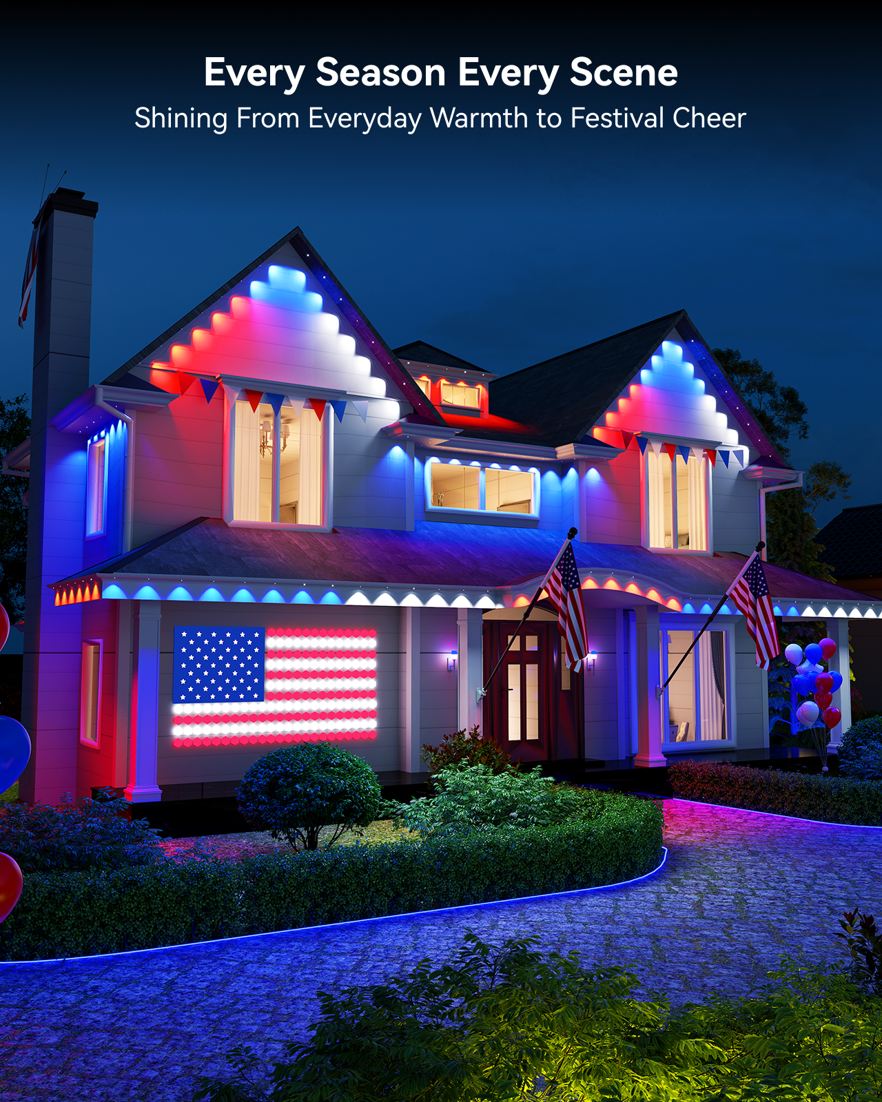 [Gen 2] ASAHOM Permanent Outdoor Lights Pro S1080