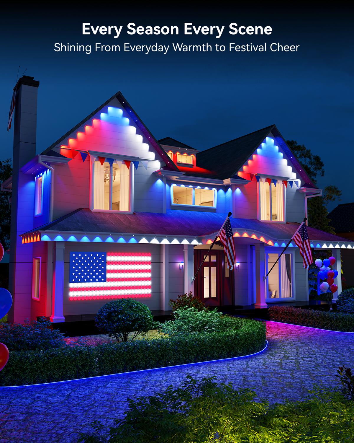 [Gen 2] ASAHOM Permanent Outdoor Lights Pro S1080