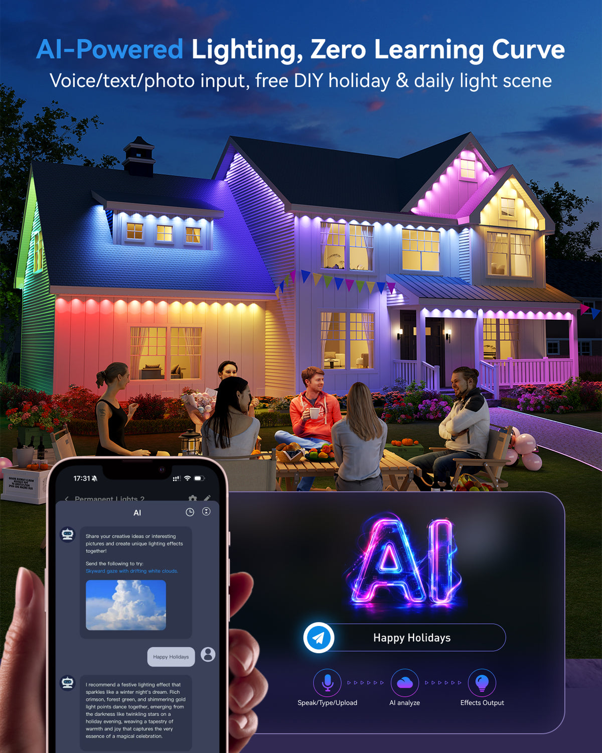 [Gen 2] ASAHOM Permanent Outdoor Lights Pro S1080