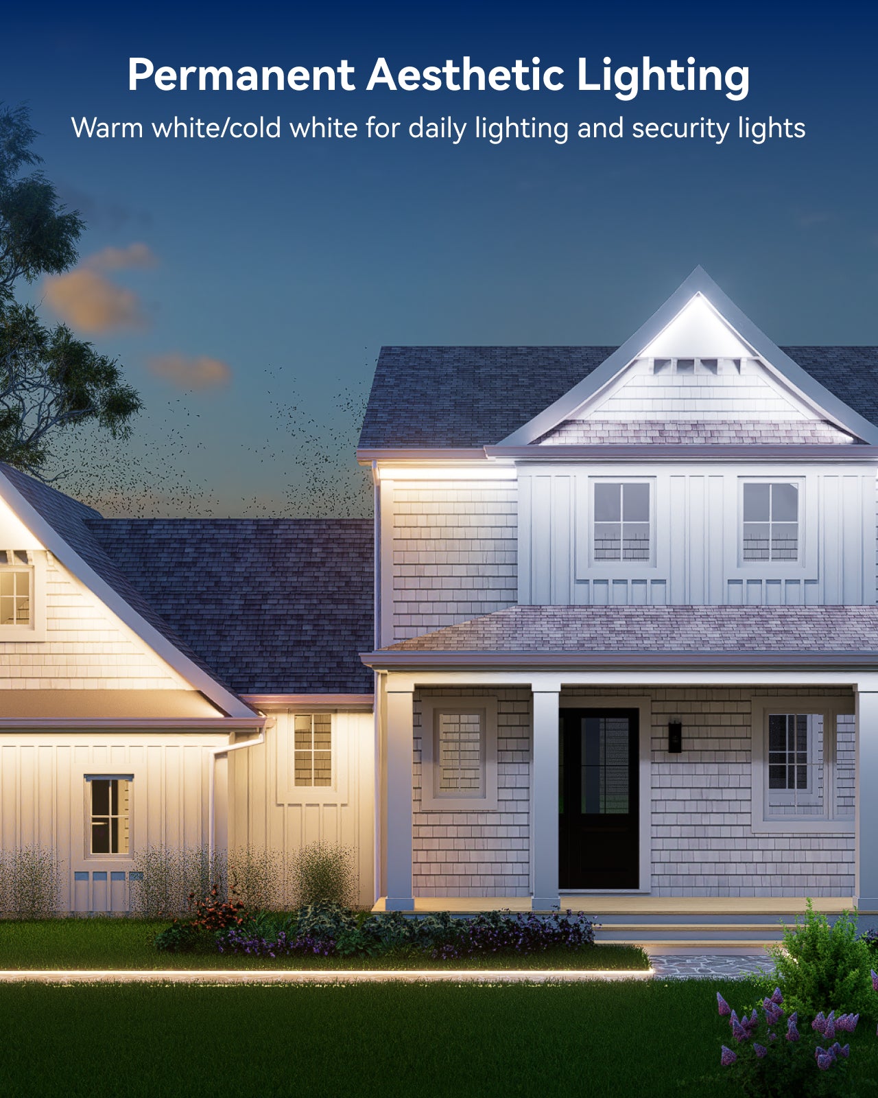 ASAHOM Permanent Outdoor Lights Glow S2080