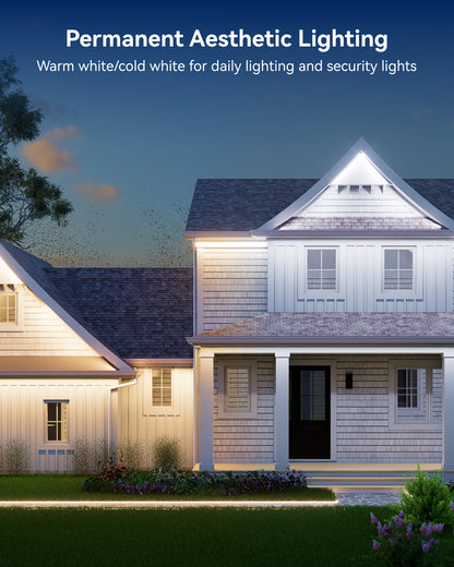 ASAHOM Permanent Outdoor Lights Glow S2080